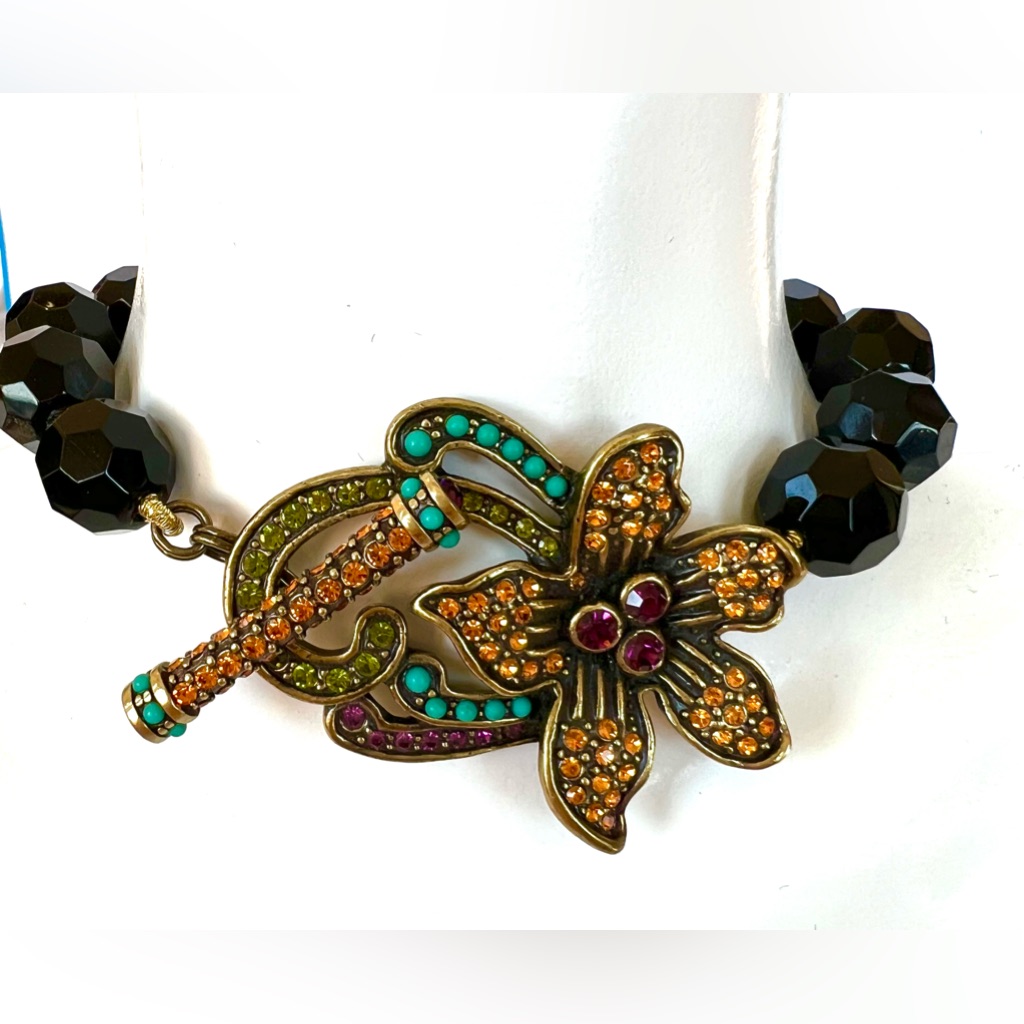 Heidi Daus “Perennial Favorite” Vintage Toggle Bracelet